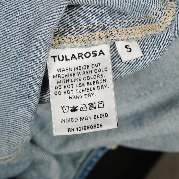 Tularosa Sophia Denim Overall Dress Small Made in USA - Picture 11 of 11